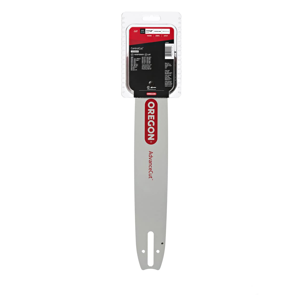 Easy installation of bar and chain for quick maintenance