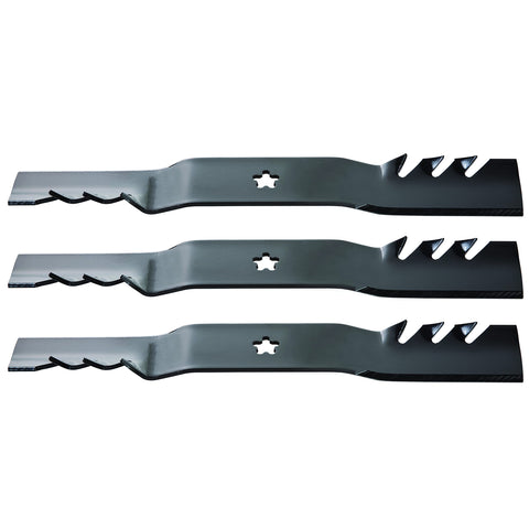 Oregon Gator G3 blades 3-pack for durable mulching and replacement.