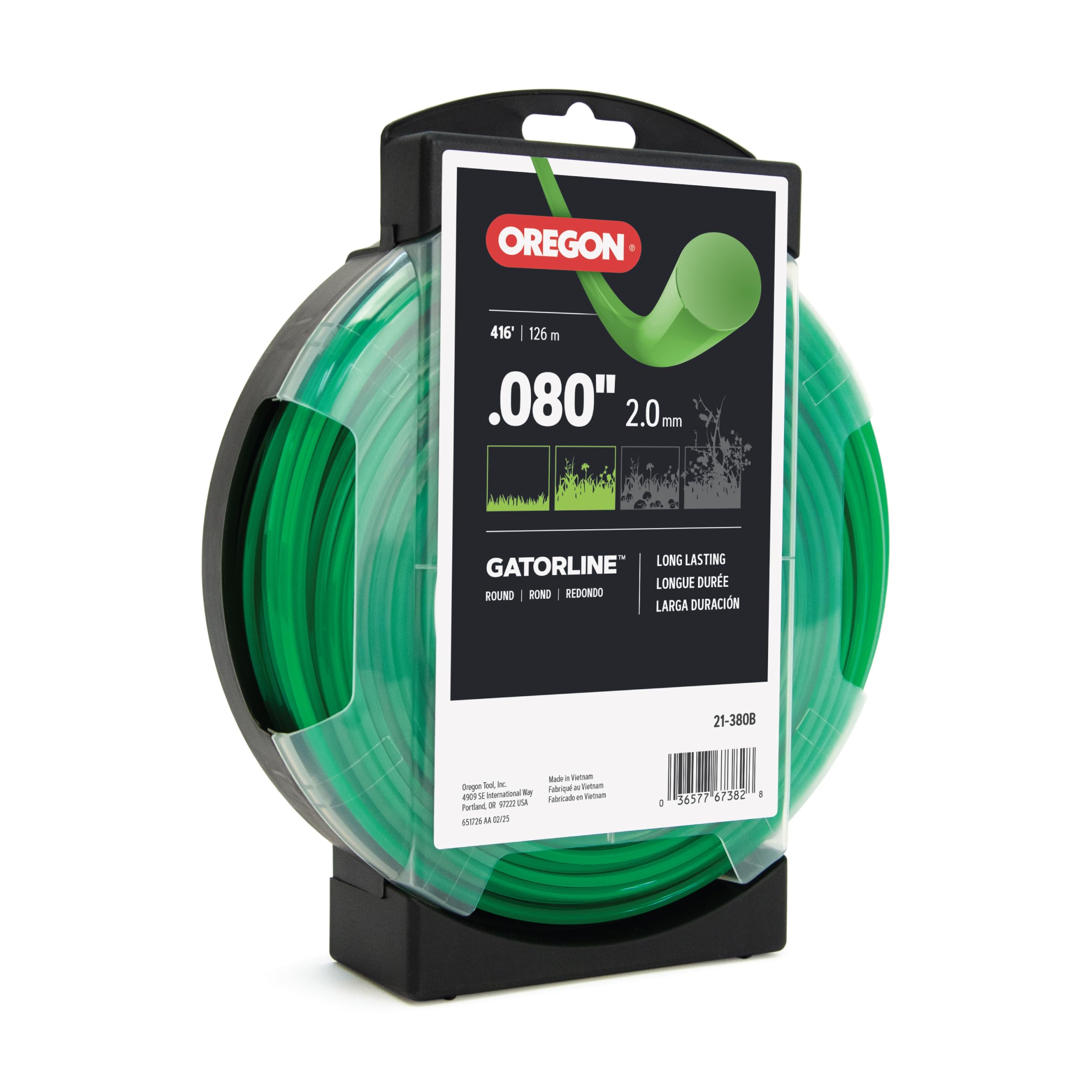 Oregon Gatorline donut packaging ideal for tidy storage and quick restock.