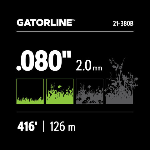 Oregon Gatorline in use trimming grass with precision and efficiency.