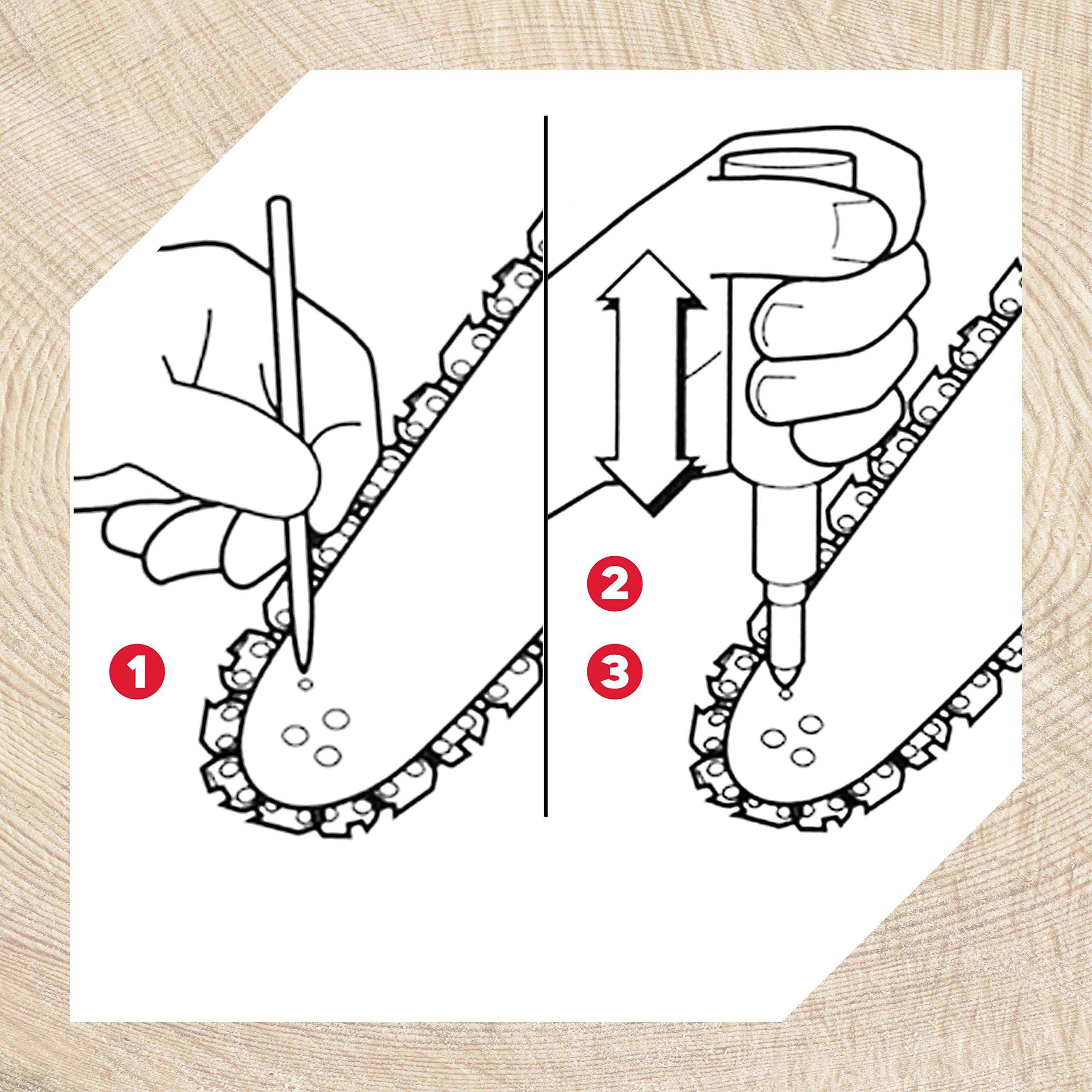 Transparent fill level helps you monitor lubricant without opening the cap.