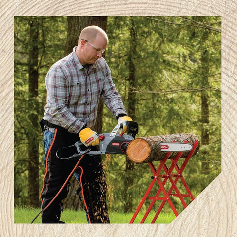 Low vibration operation of the Oregon L81 ControlCut chain reduces fatigue.