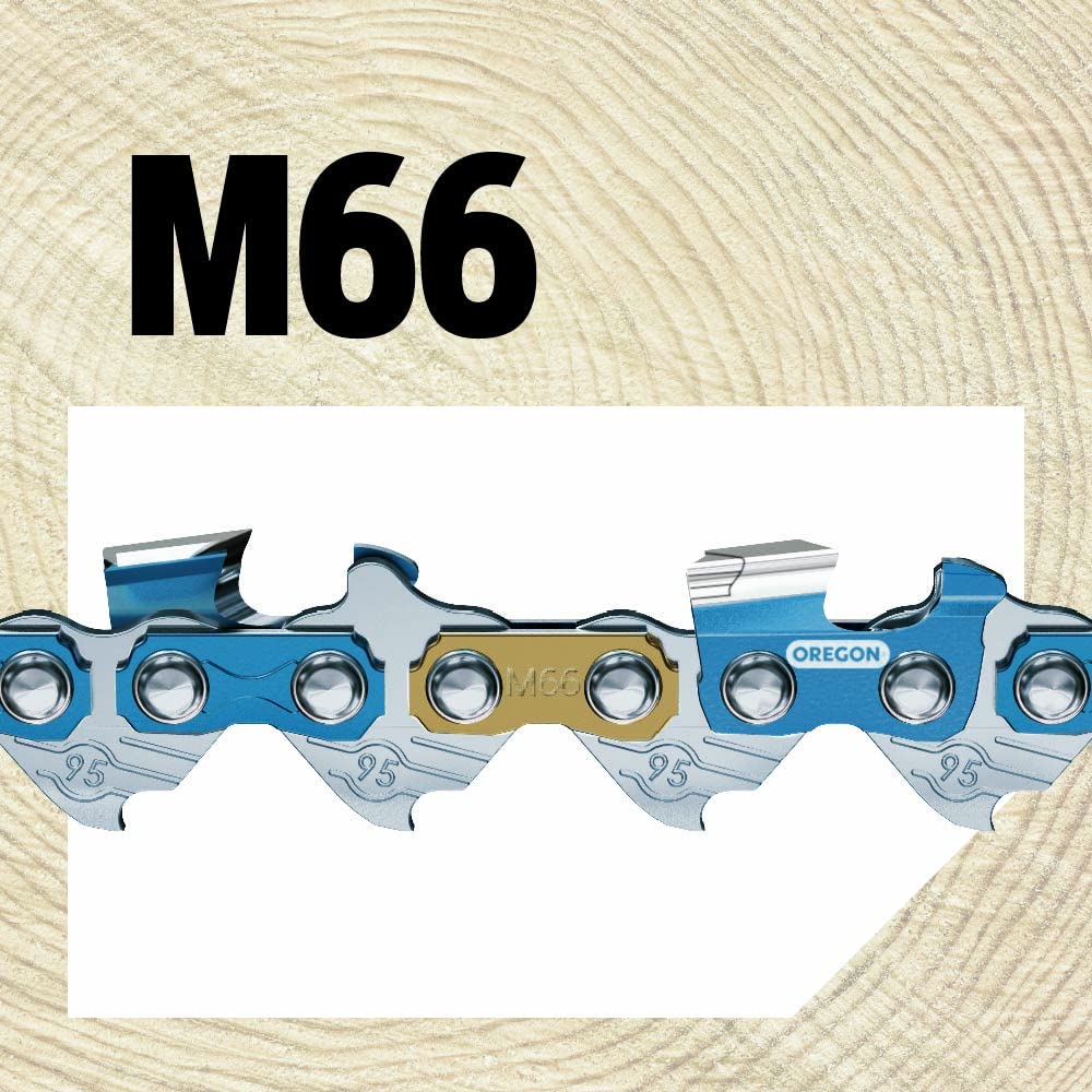 Oregon M66 chain with 66 drive links for reliable replacement