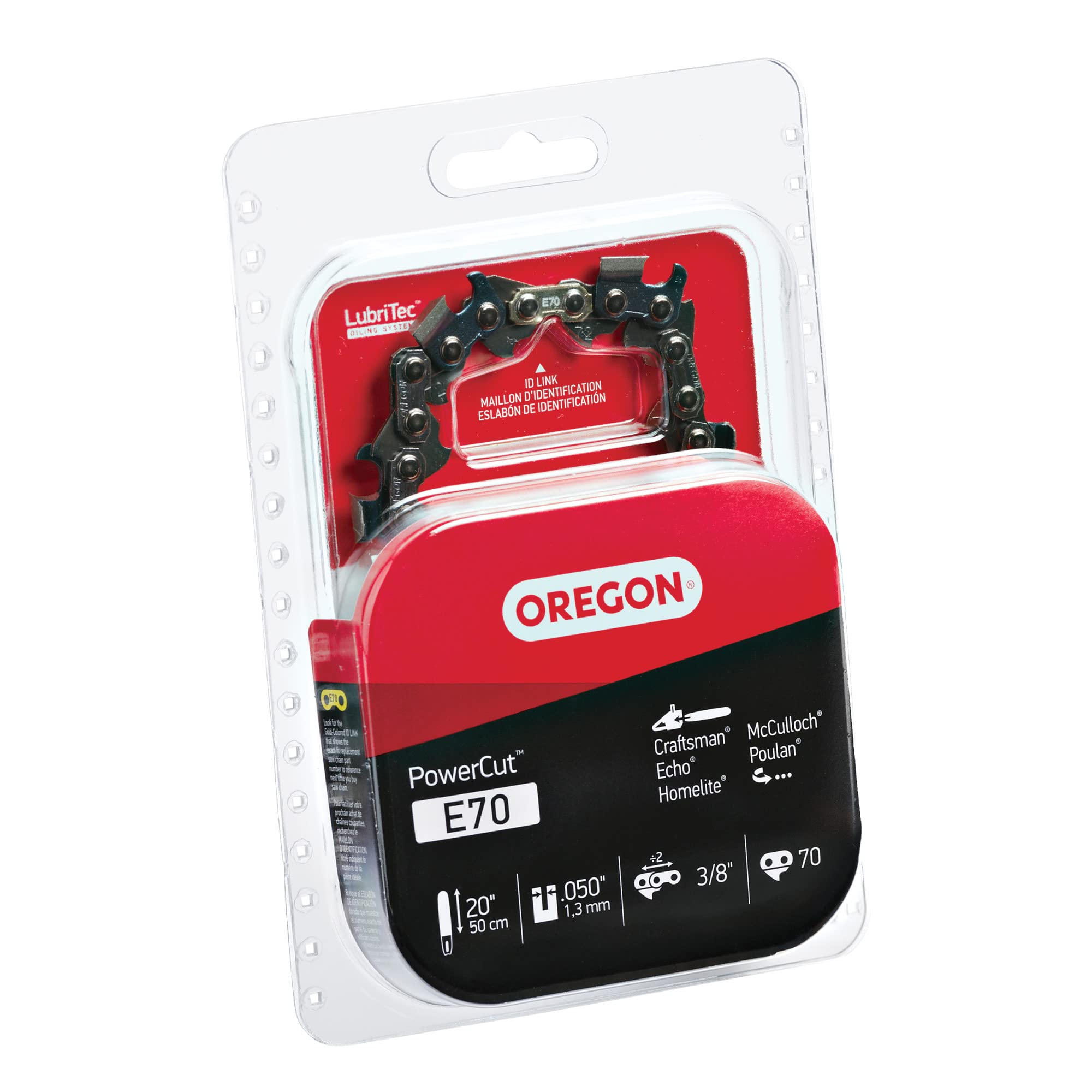 Oregon PowerCut full-chisel cutters for fast, clean cuts.