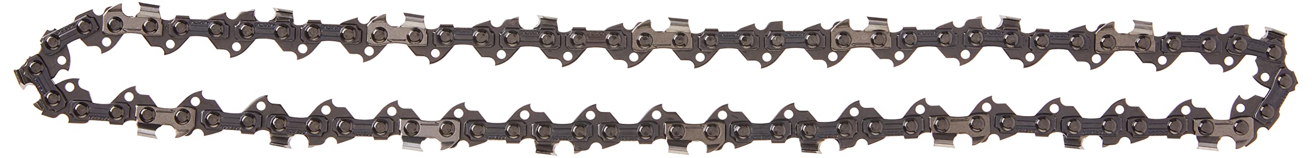 Hardened rivets on Oregon S39 enhance chain longevity.