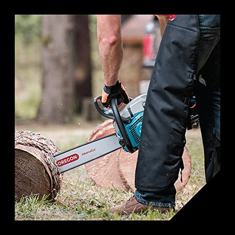 Oregon S56 twin-corners cutters design close-up for durability.