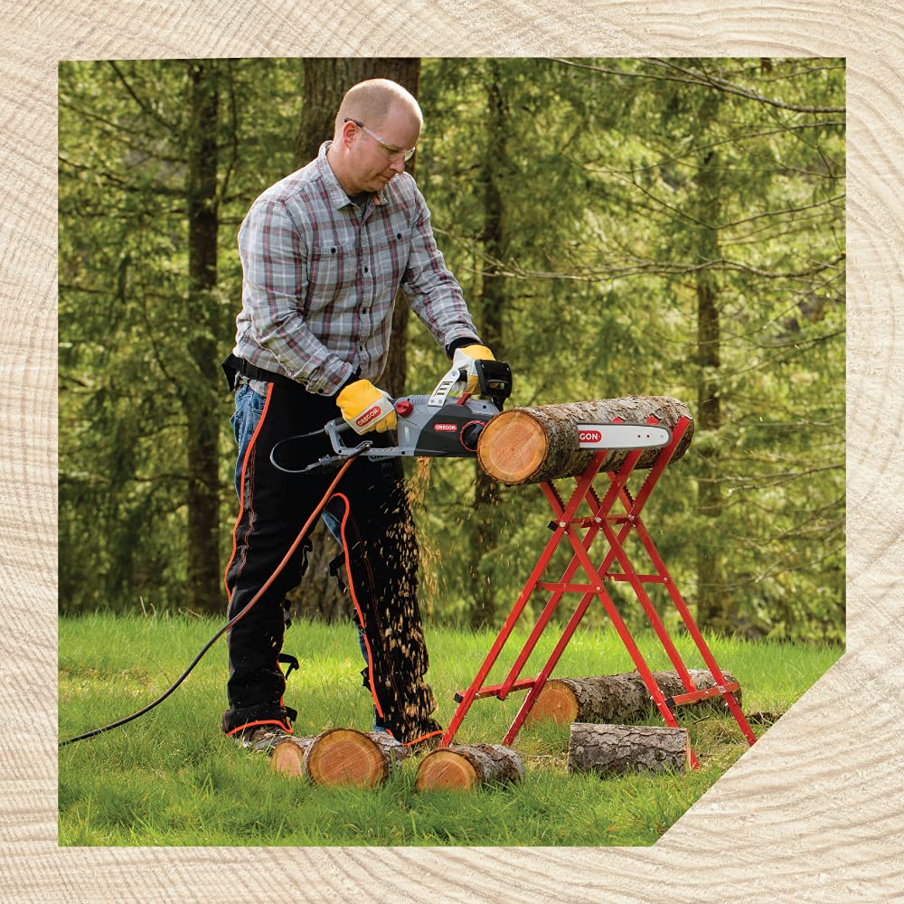 Oregon Steel Log Saw Horse 10.6-inch capacity supports mid-size logs.