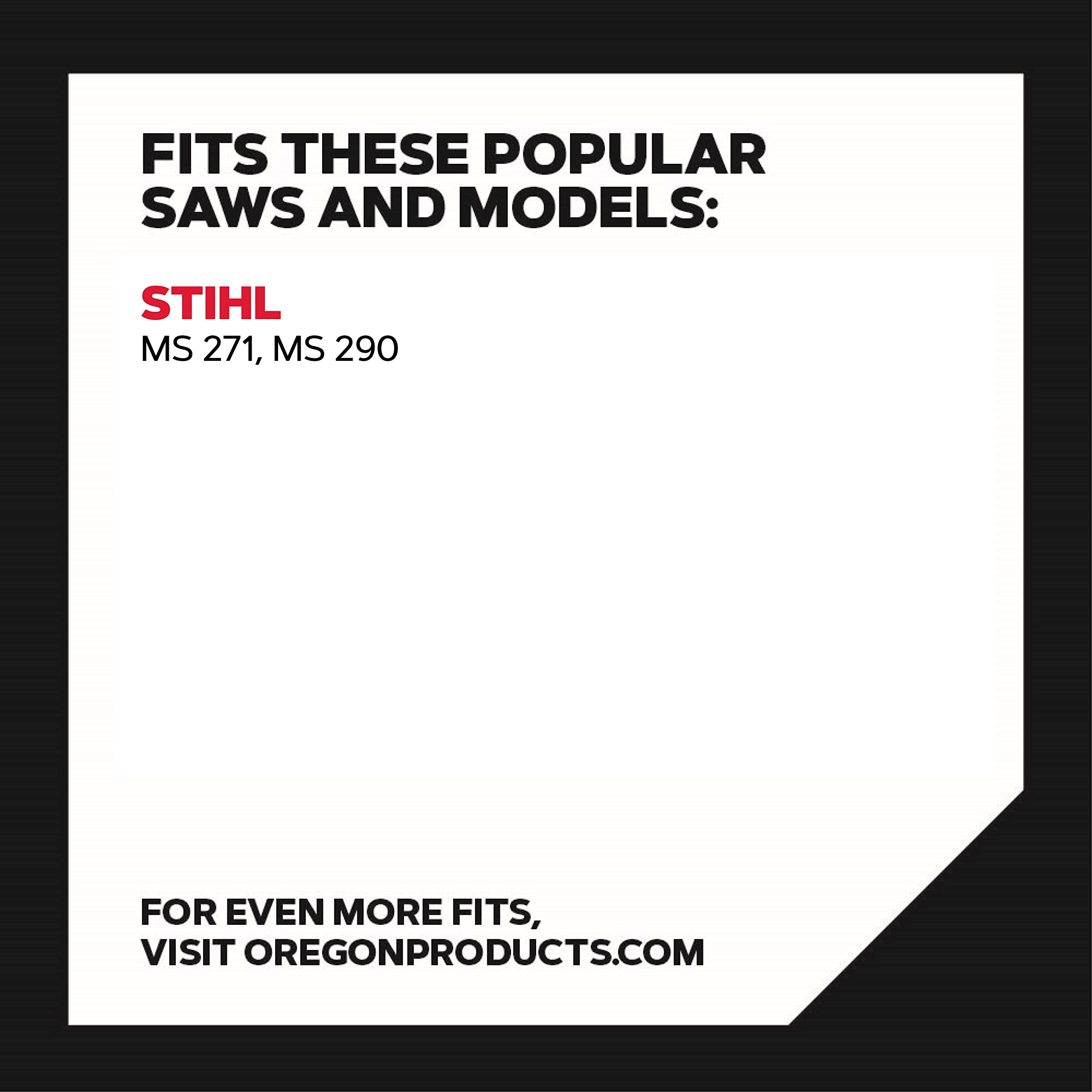 Oregon compatibility with Stihl models across multiple saws.