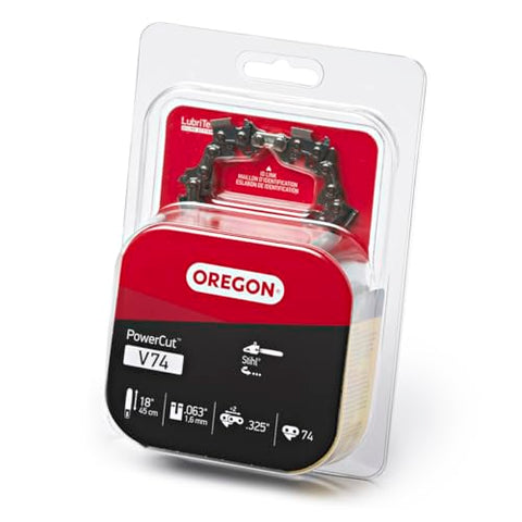 Oregon V74 PowerCut 74 drive links enable precise engagement and smooth operation