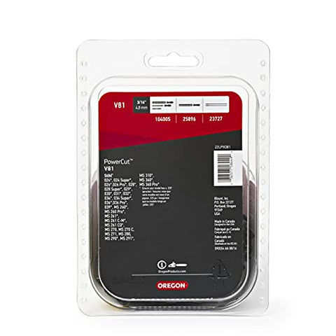 Lubri-Tec automatic oiling system keeps the chain lubricated during tough cuts