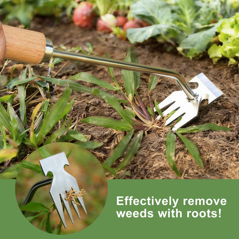 Orelex anti-detachment tines-handle connection stays secure during tough pulls