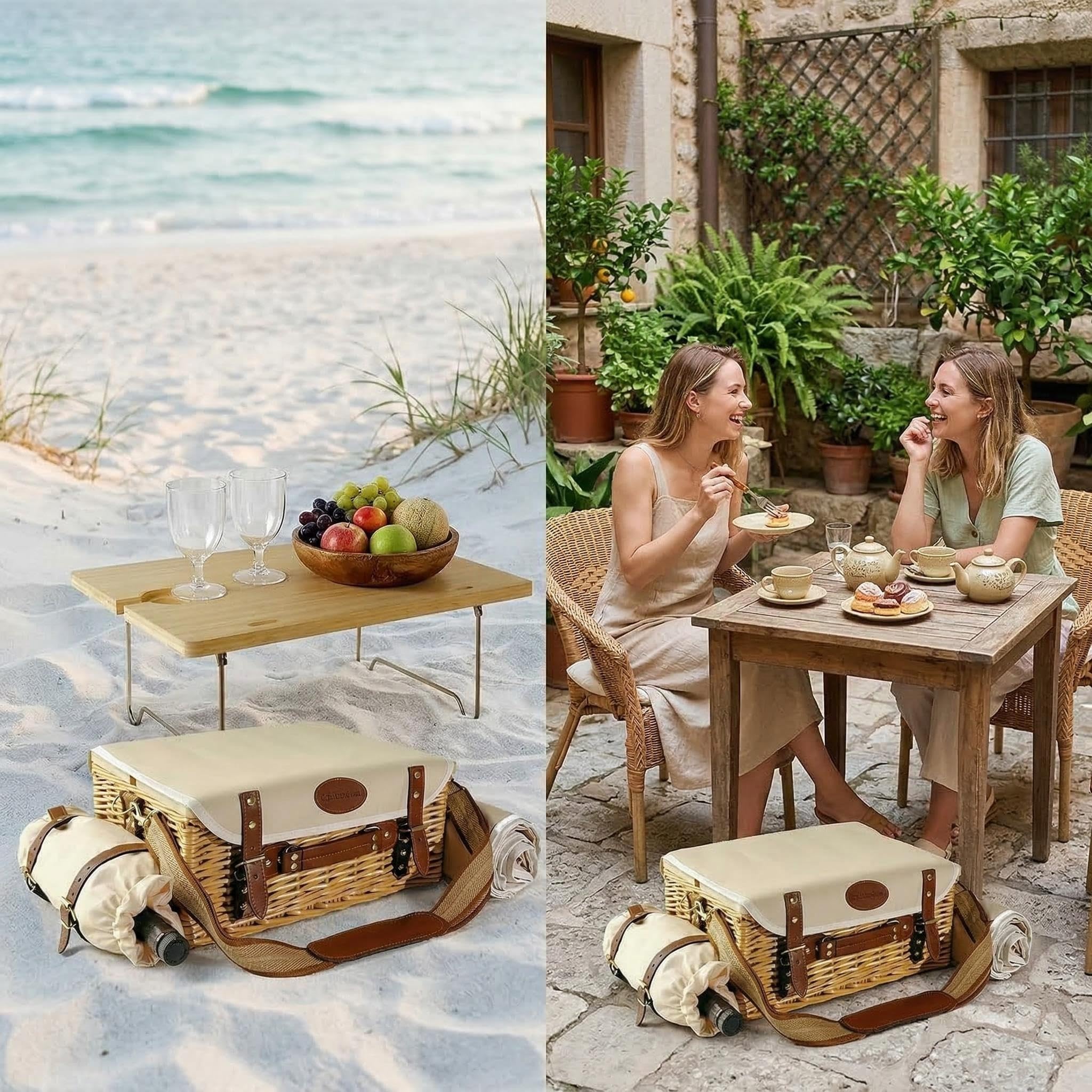 OrgaNatureQueen cozy picnic blanket adding warmth and comfort outdoors.