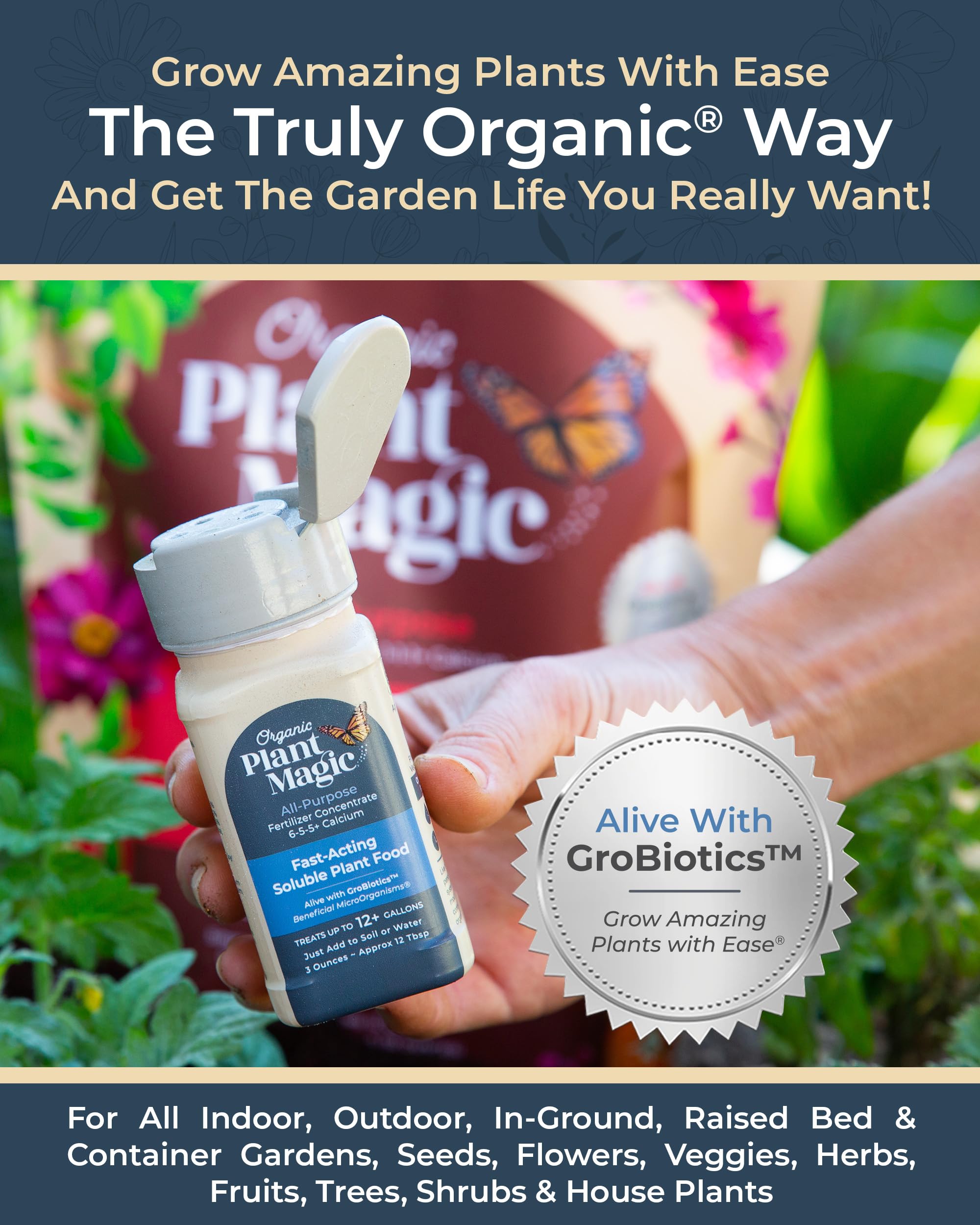 Organic Plant Magic indoor-plants-feeding supports vibrant growth and healthy foliage.