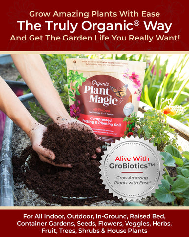 Organic Plant Magic living soil moisture boost demonstrates 3x longer moisture retention for healthier roots