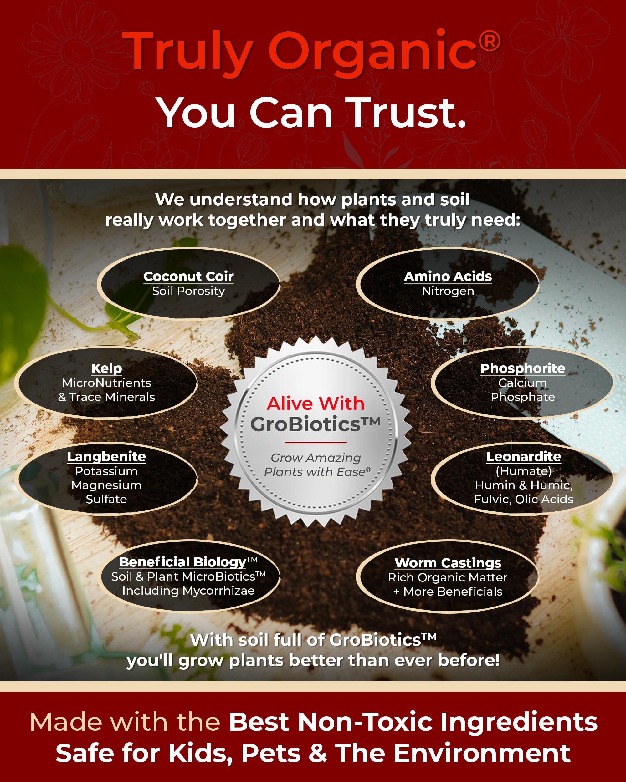 Organic Plant Magic seed starts ready soil ideal for early seedlings and strong germination
