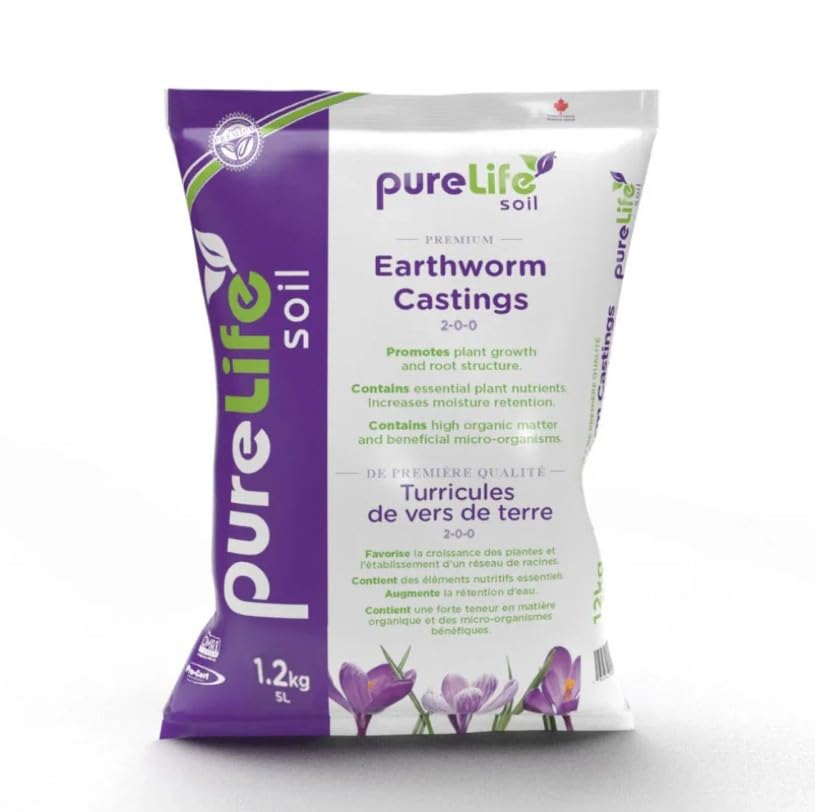 Organic Worm Castings 2.6-lb bag; boosts soil microbes for stronger roots and healthier growth.