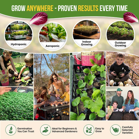 Organo Republic gardening tools included for easy planting and seed care