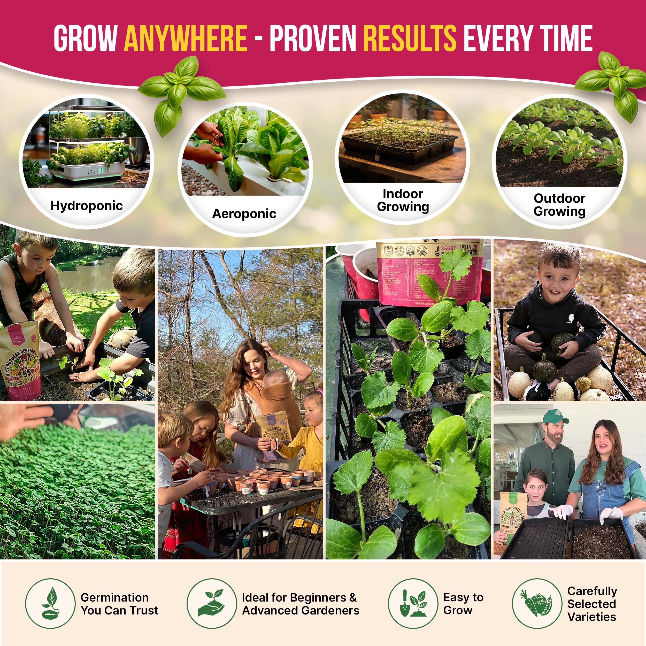 Organo Republic setup suitable for indoor and outdoor herb gardens