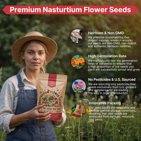 Organo Republic US-sourced facility where nasturtium seeds are processed