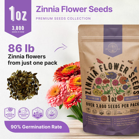 Organo Republic QR code growing guide on pack supports easy, guided planting.