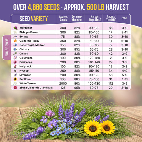 Organo Republic seed packets with QR code and growing guide access