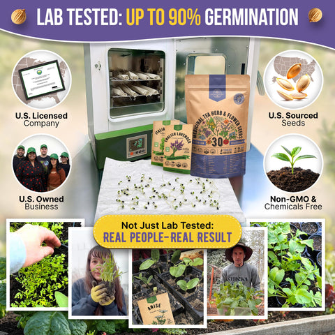 Organo Republic thirty seed packets help you stay organized and plan planting