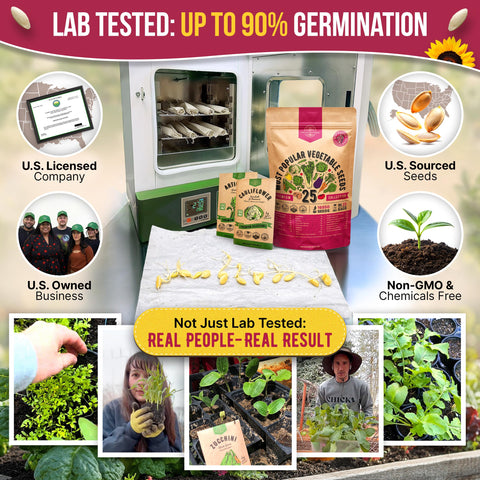 Organo Republic waterproof seed bag keeps seeds fresh.