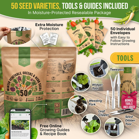 Organo Republic waterproof seed bag protects seeds and preserves viability