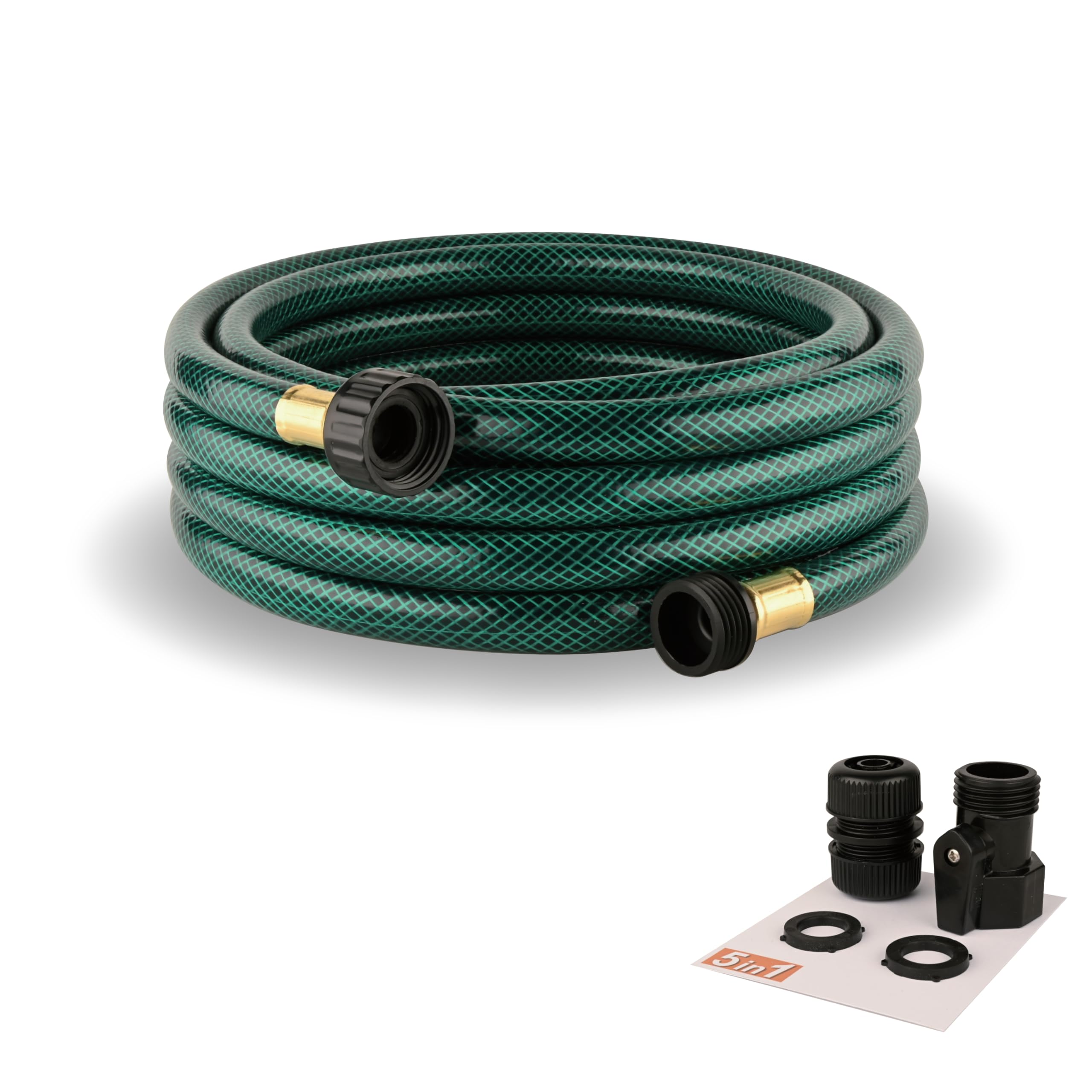 Orgrimmar 15ft hose coil showing easy storage and lightweight handling.