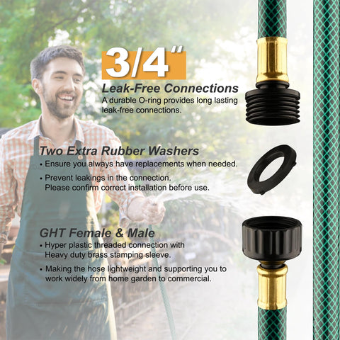 Orgrimmar flexible kink-free PVC stays pliable in tight spaces for smooth water flow