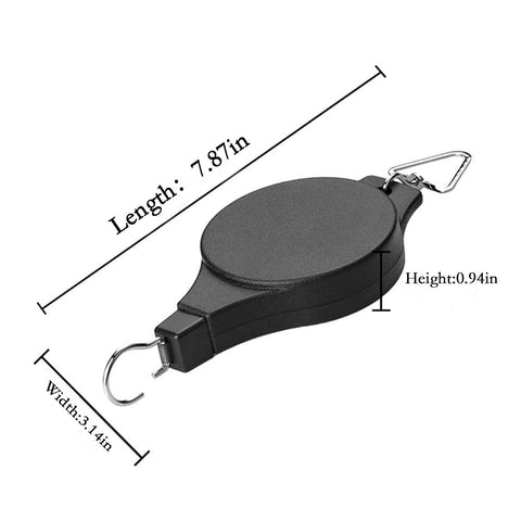 Orgrimmar pulley hook for hanging baskets and pots
