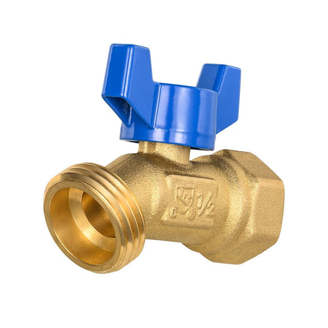 ORIANSE brass garden hose bibb valve close-up for durable outdoor use.