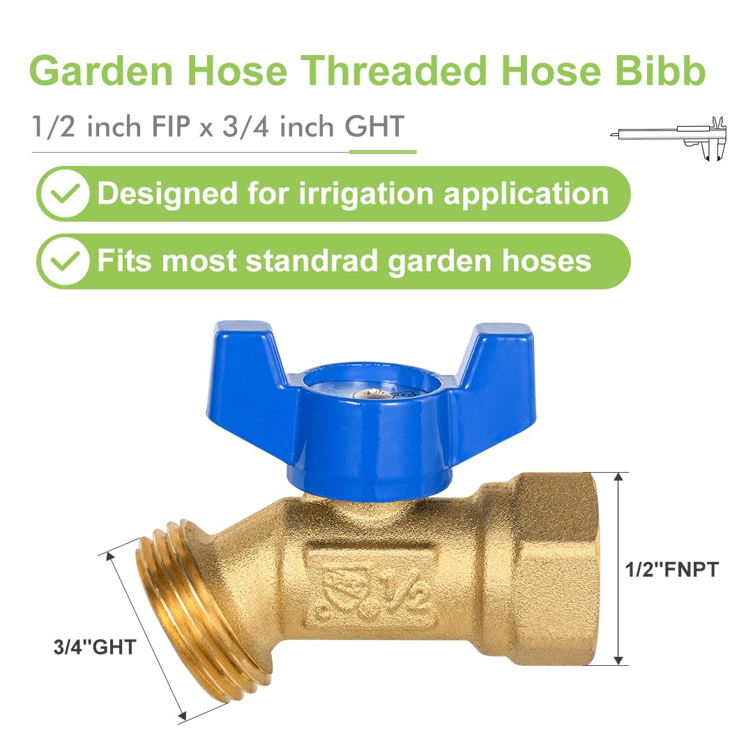 ORIANSE brass spigot with quick-turn handle for fast water control.