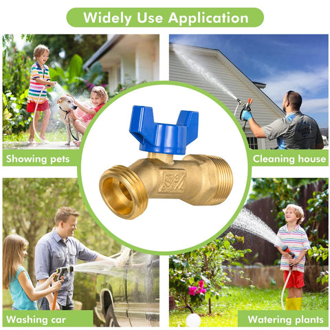 ORIANSE car-wash and garden-cleaning use demonstrated by this spigot.