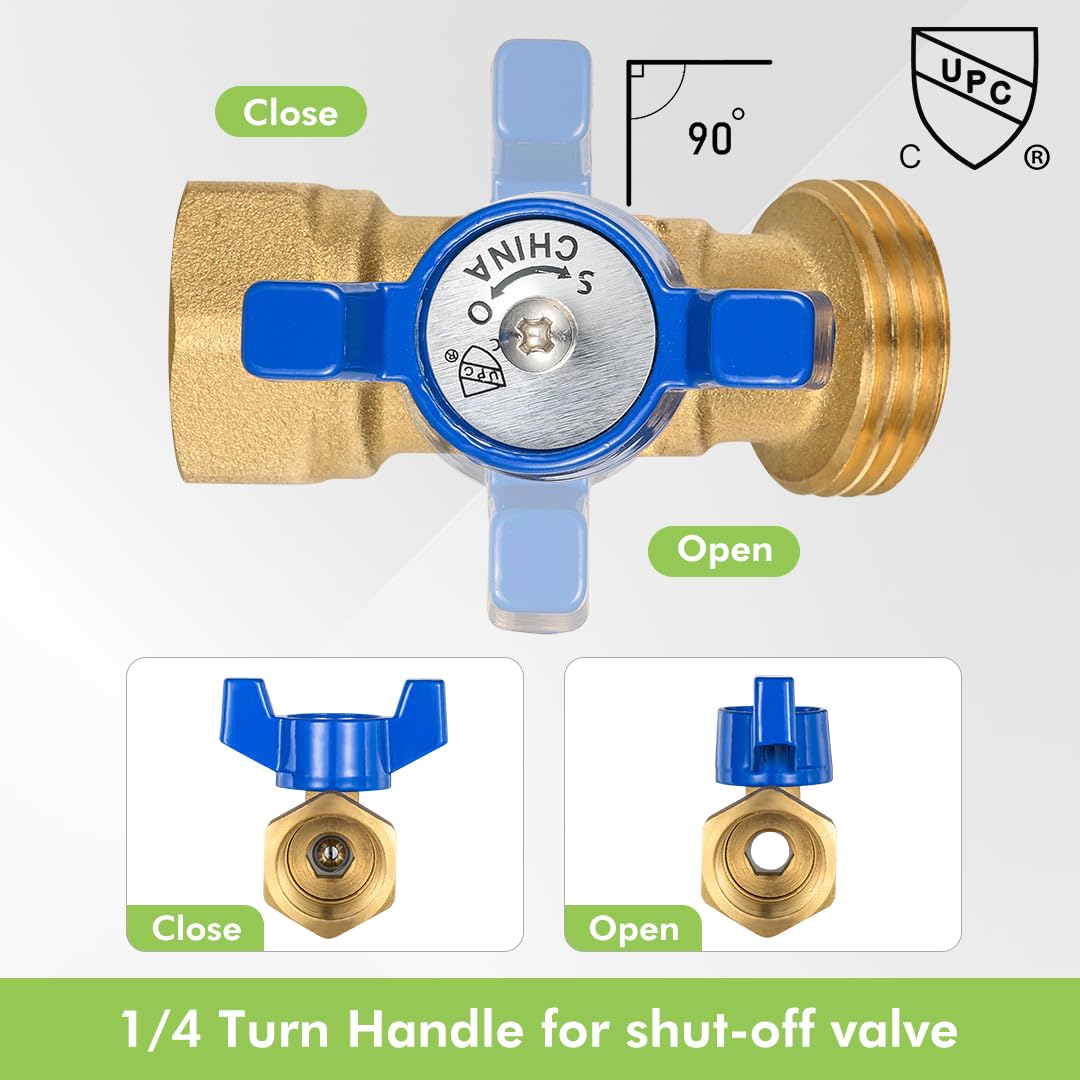 ORIANSE half-inch NPT inlet connection shows reliable threading for easy installation.