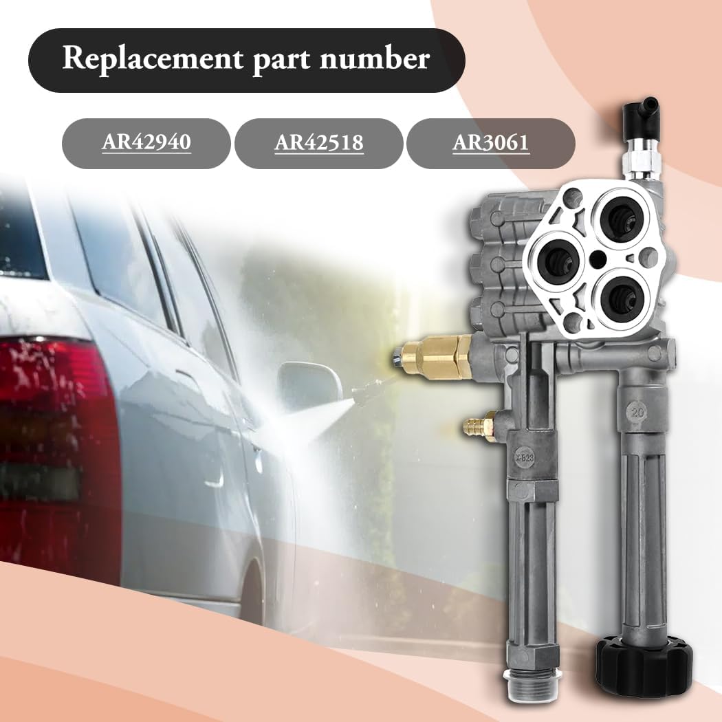 Oriental Power AR43061 pump head assembly replaces multiple brands for reliable performance