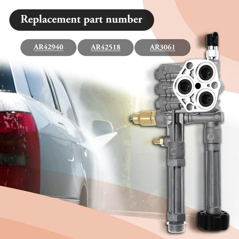 Oriental Power AR43061 pump head assembly replaces multiple brands for reliable performance