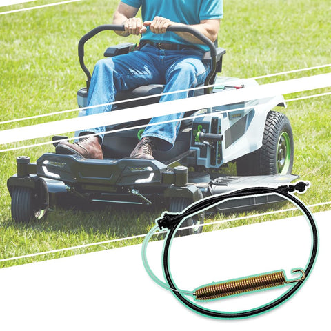 Oriental Power deck engagement cable assembly ready to install on 42-inch riding mowers.