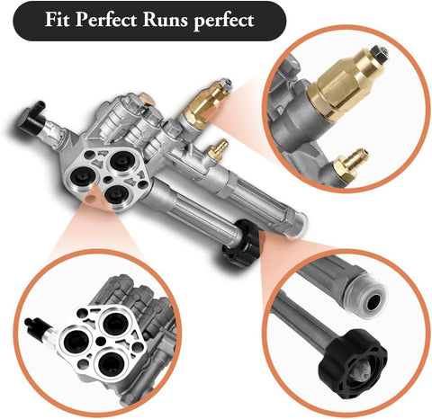 Chemical injector and EZ-start valve included for simplified washing routines