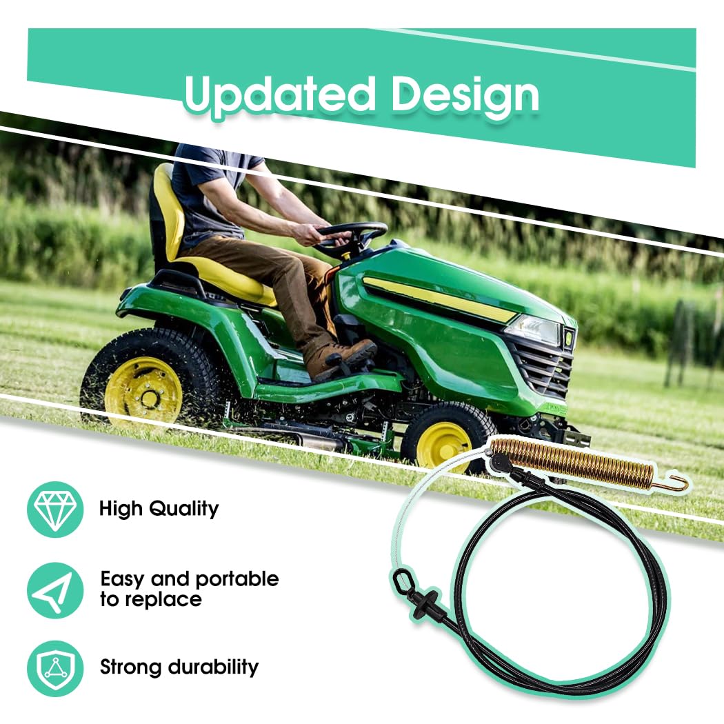 Oriental Power clutch cable compatible with Craftsman and Ryobi for easy replacement.