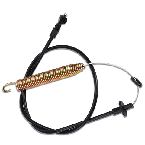 Oriental Power deck engagement cable for 42-inch mowers shows robust build for deck engagement.