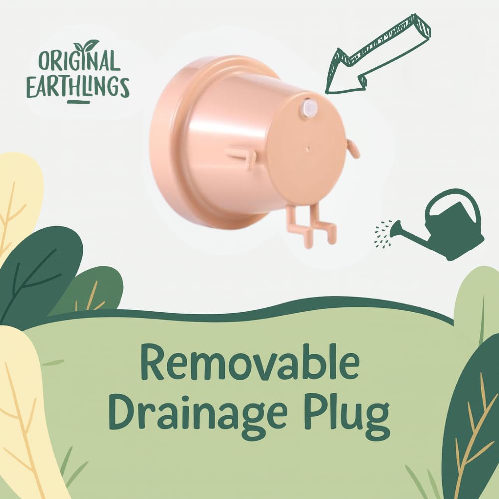 Original Earthlings planter includes an adoption certificate for whimsical storytelling.