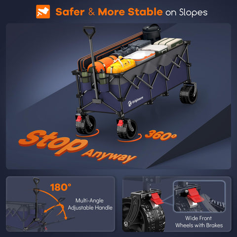 Originsure wagon showing cargo essentials and storage area for essentials