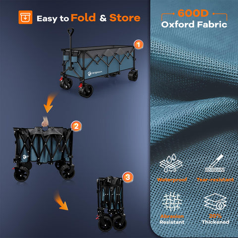 Originsure beach and camping setup shows outdoor versatility and portability.
