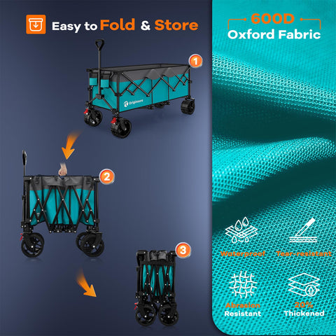 Originsure 560lbs static load capacity supports groceries, gear, and more.