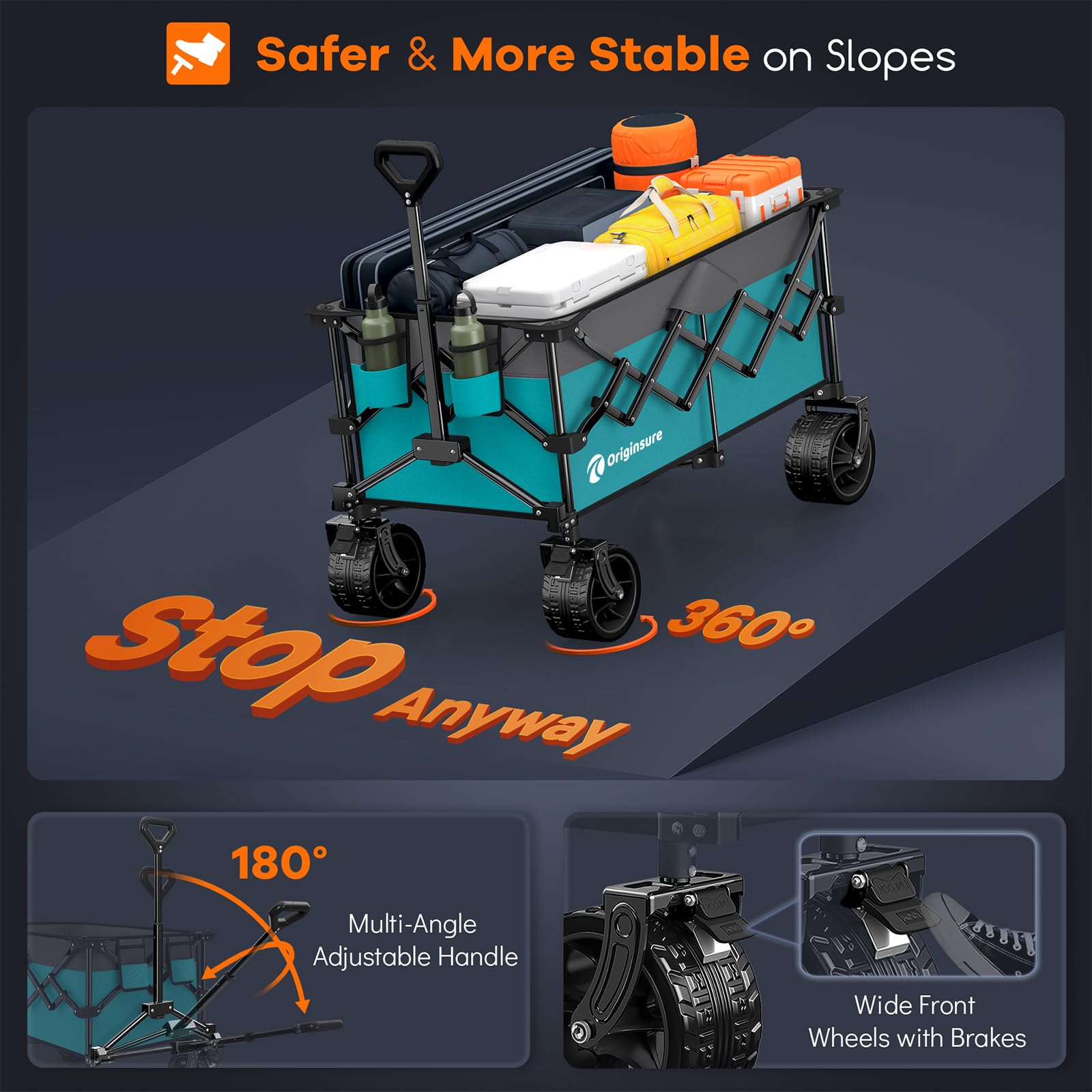 Ideal for groceries, camping, and beach trips