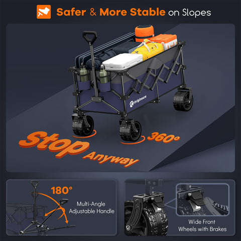 Originsure side pocket and cup holders for organized transport
