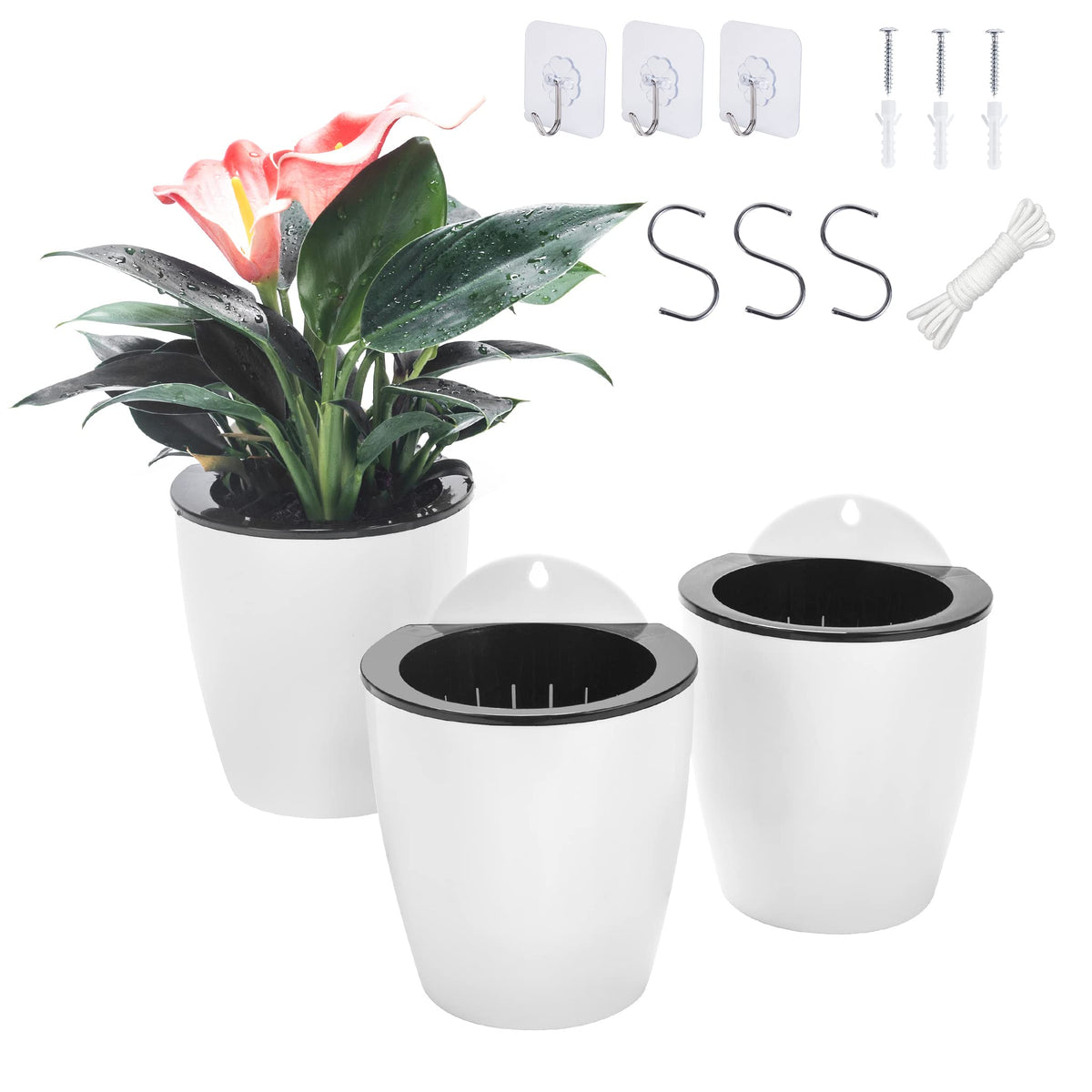 ORIMERC self-watering wall planter for vertical gardens