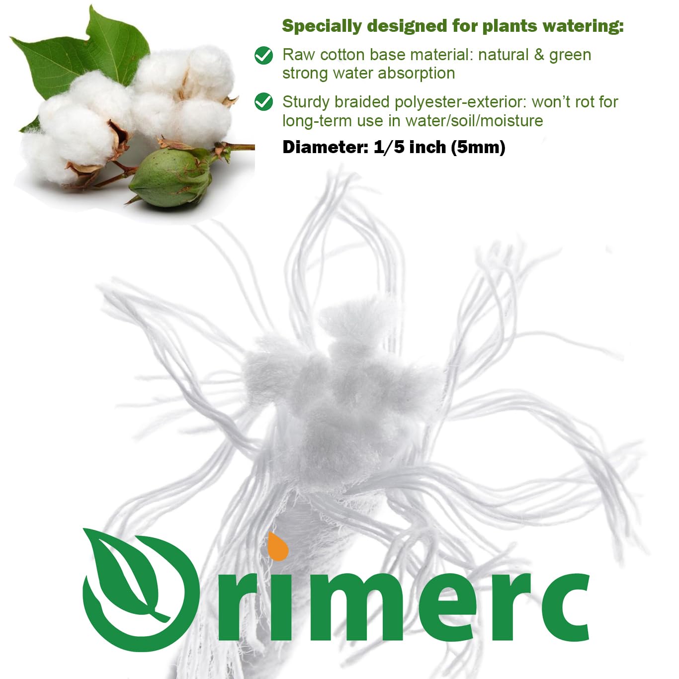 ORIMERC DIY self-watering waterer setup for home plant care.