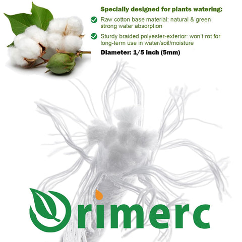 ORIMERC DIY self-watering waterer setup for home plant care.